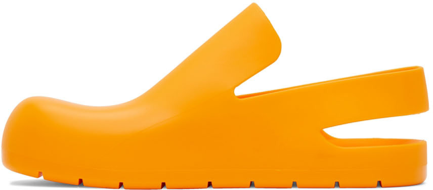 Bottega Veneta - Flâneurs orange à semelle Puddle