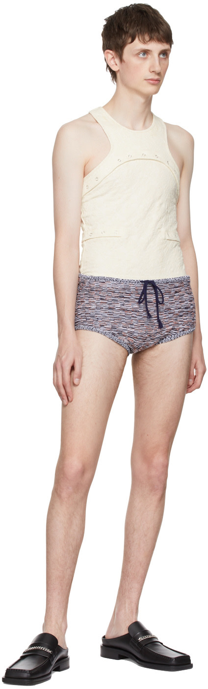 Eckhaus Latta - Débardeur transformable blanc cassé