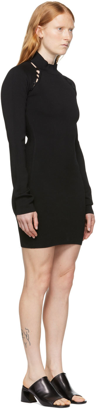 Nanushka - Robe courte Ilona noire