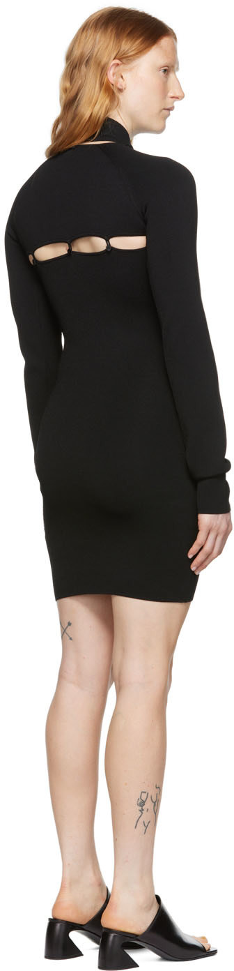 Nanushka - Robe courte Ilona noire