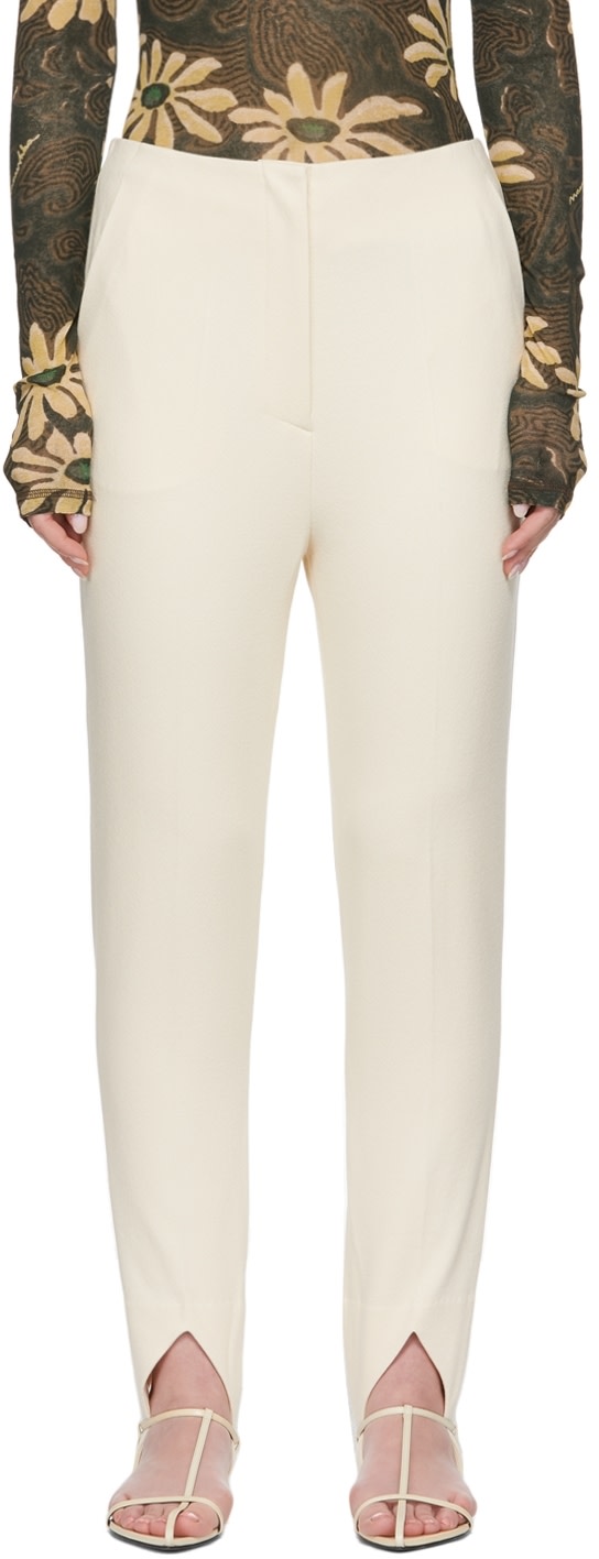 Nanushka - Legging Darby blanc cassé