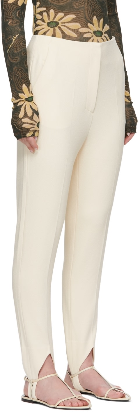 Nanushka - Legging Darby blanc cassé