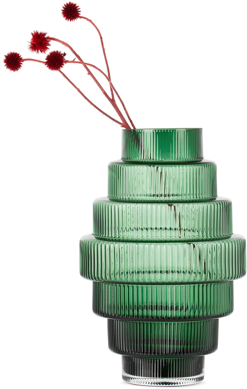 POLSPOTTEN - Green Small Steps Vase