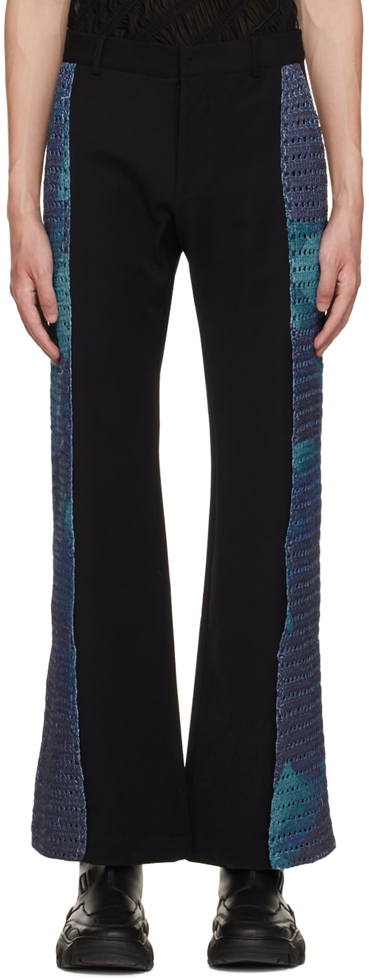 PONDER.ER - Pantalon Jolt bleu marine exclusif à SSENSE