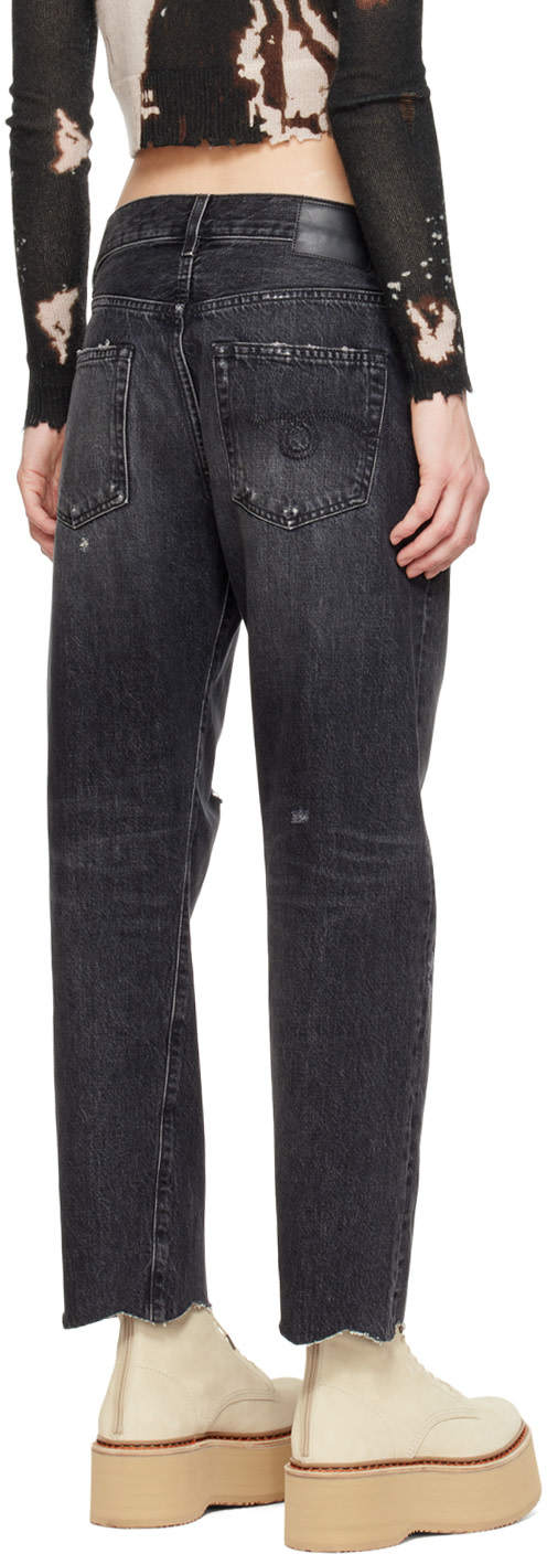 R13 - Jean boyfriend noir