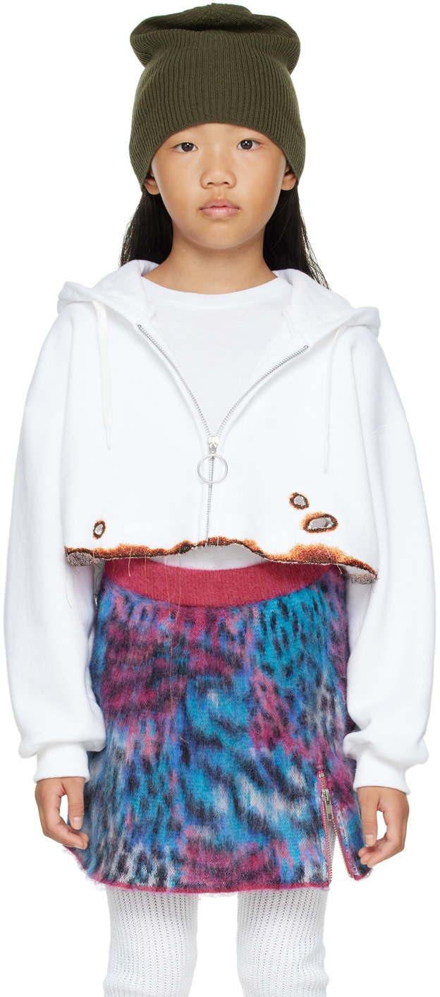 doublet - Enfant | Pull à capuche graphique blanc