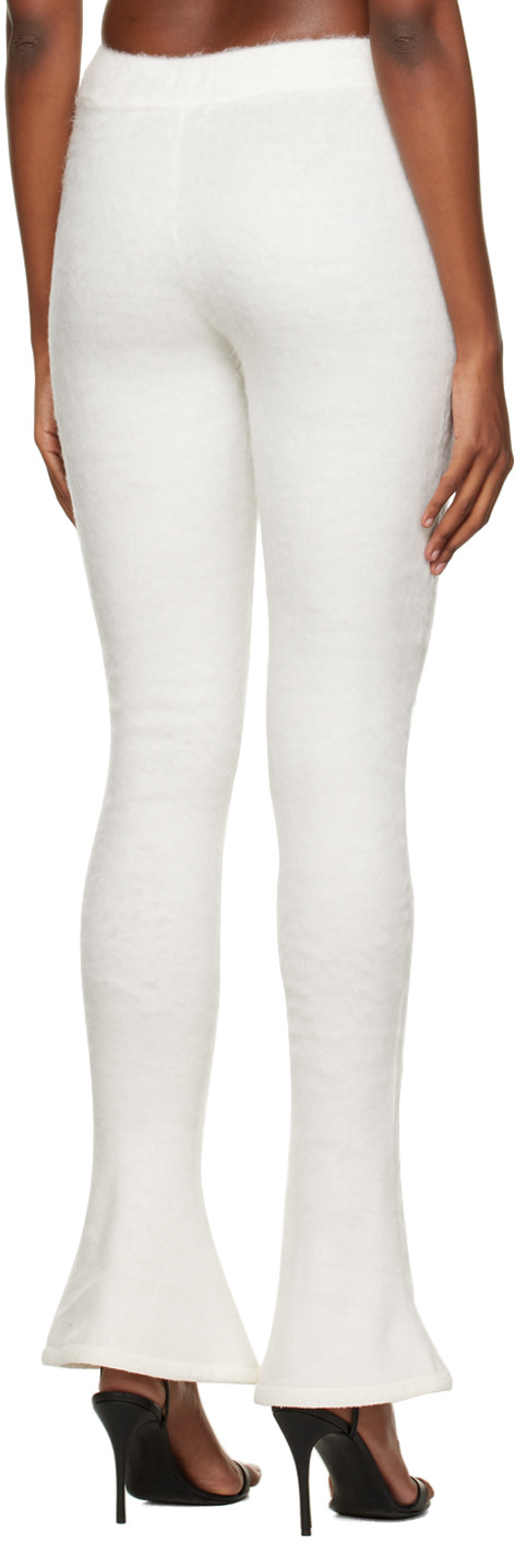 DIDU - Pantalon évasé blanc