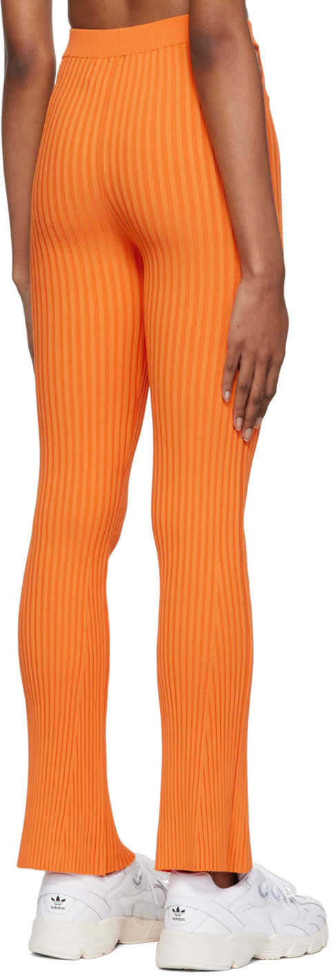 Live the Process - Legging côtelé orange
