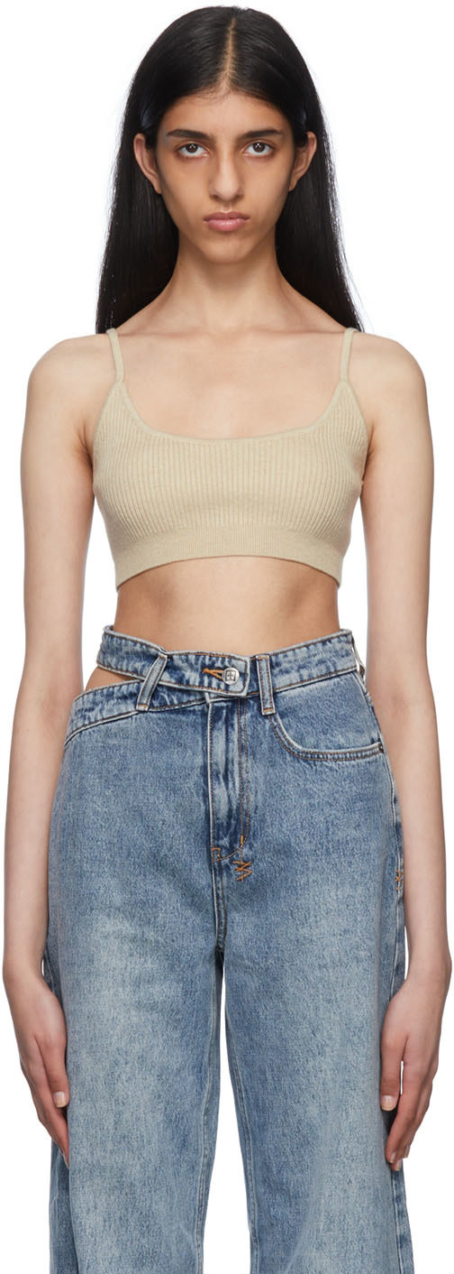 Ksubi - Camisole beige en coton