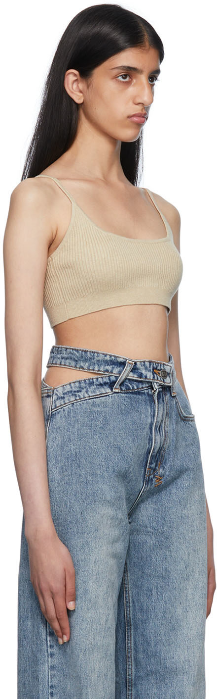 Ksubi - Camisole beige en coton