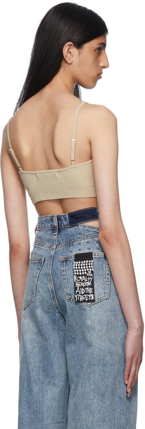Ksubi - Camisole beige en coton