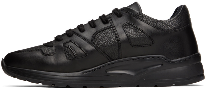 Common Projects: Black Track Technical Sneakers | SSENSE Australia