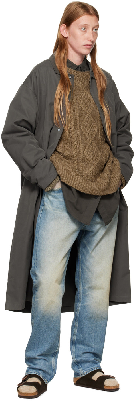 Fear of God ESSENTIALS - Gray Long Coat
