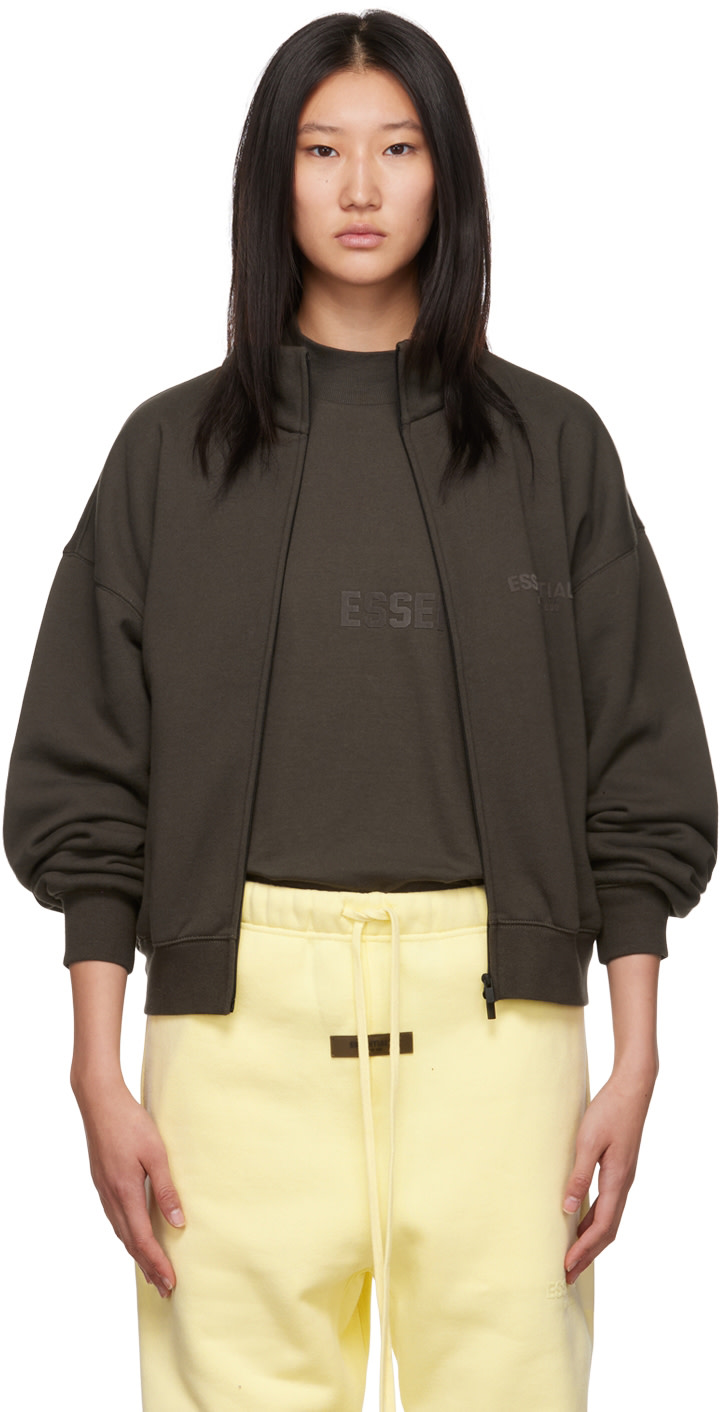 Fear of God ESSENTIALS - 그레이 풀 집업 재킷