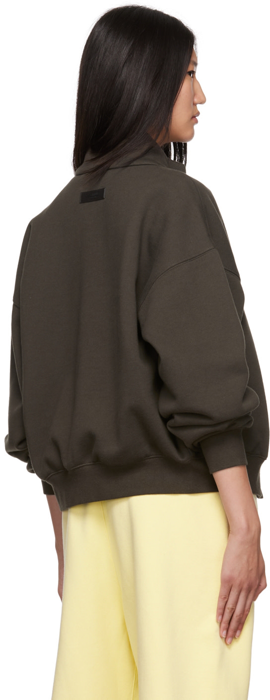 Fear of God ESSENTIALS - Blouson gris à glissière