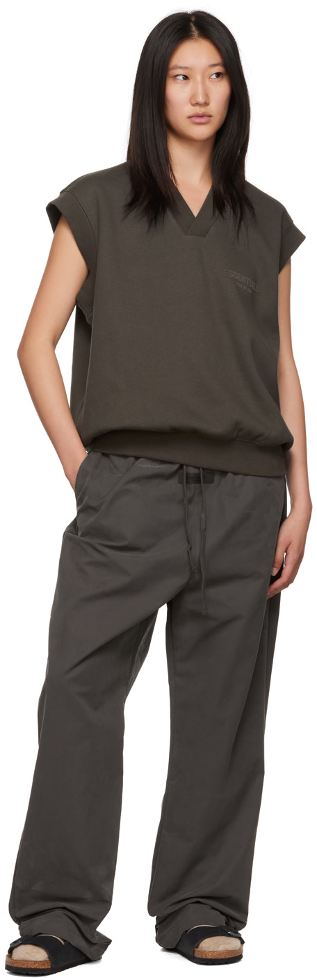 Fear of God ESSENTIALS - Gray V-Neck Vest