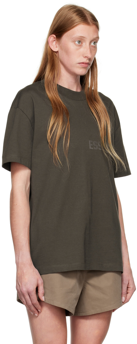 Fear of God ESSENTIALS - Gray Flocked T-Shirt