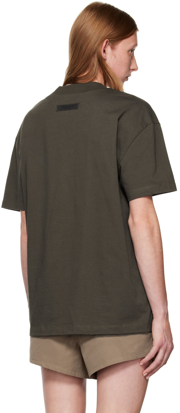 Fear of God ESSENTIALS - Gray Flocked T-Shirt