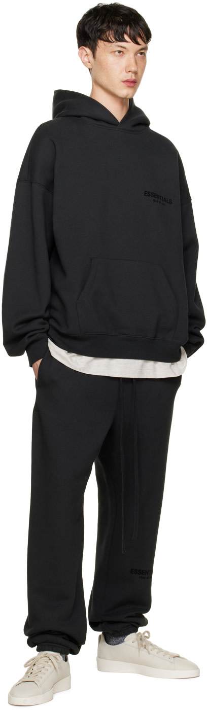 Fear of God ESSENTIALS - Black Drawstring Lounge Pants