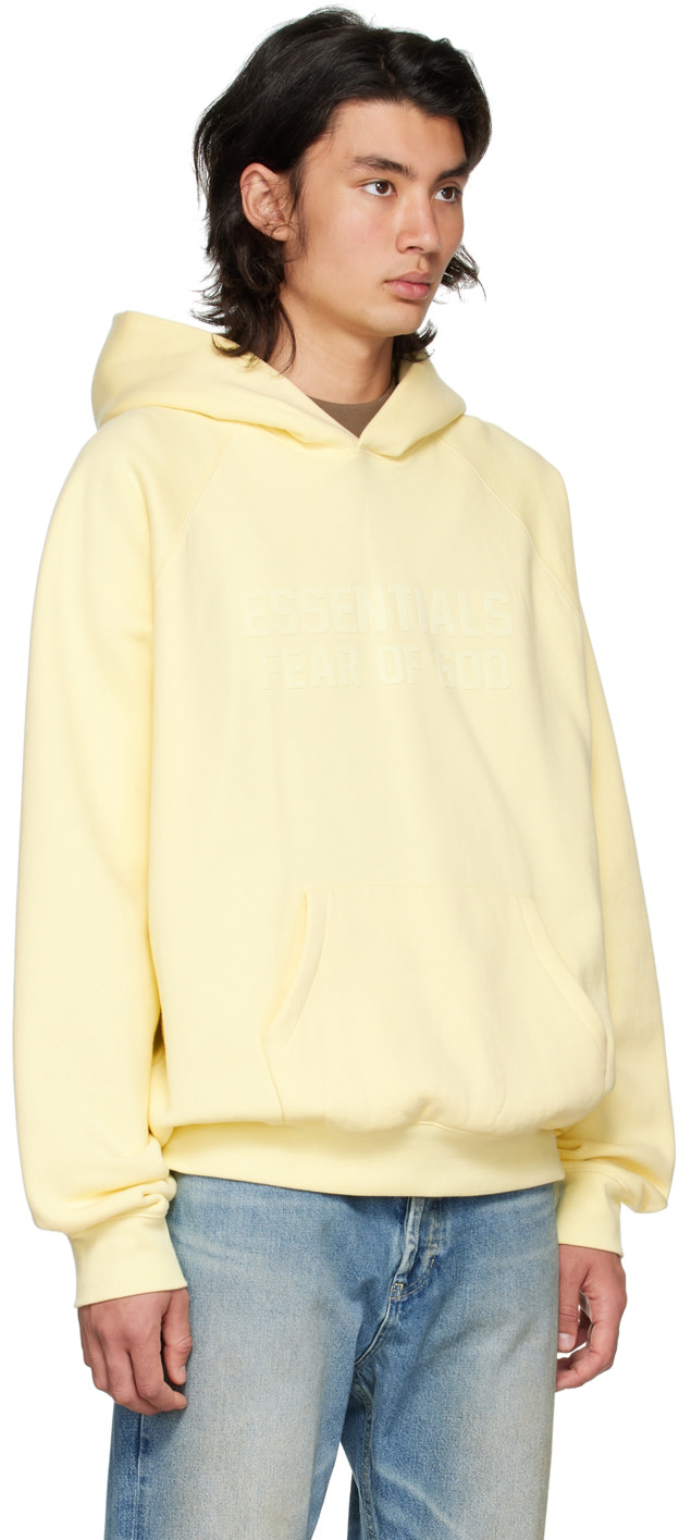 Fear of God ESSENTIALS - Yellow Raglan Hoodie
