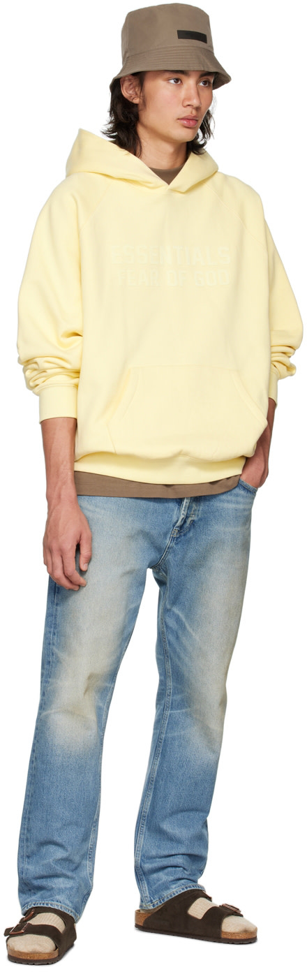 Fear of God ESSENTIALS - Yellow Raglan Hoodie