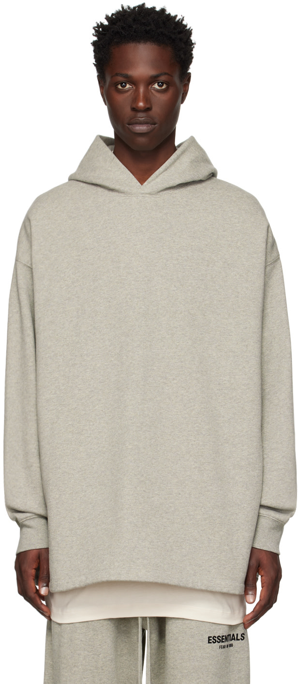 Fear of God ESSENTIALS - 그레이 릴랙스 후디