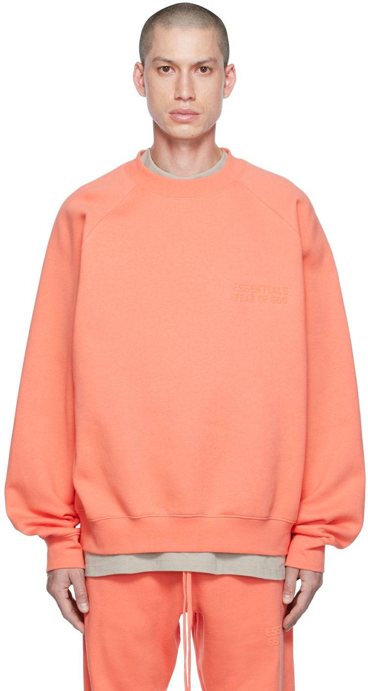 Fear of God ESSENTIALS - Pink Crewneck Sweatshirt