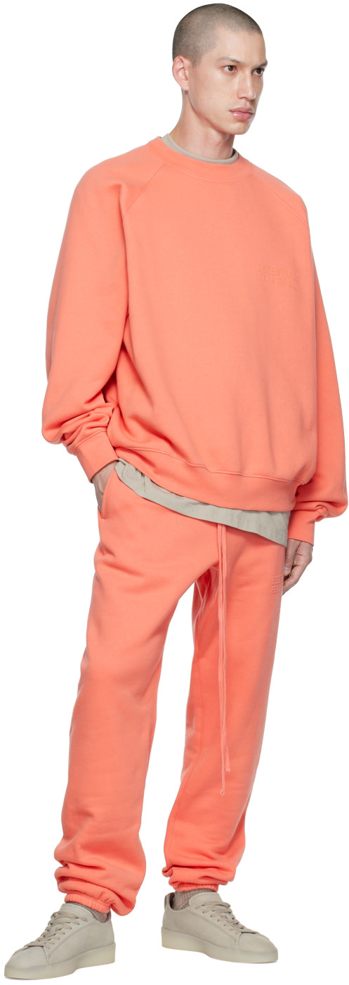 Fear of God ESSENTIALS - Pink Crewneck Sweatshirt