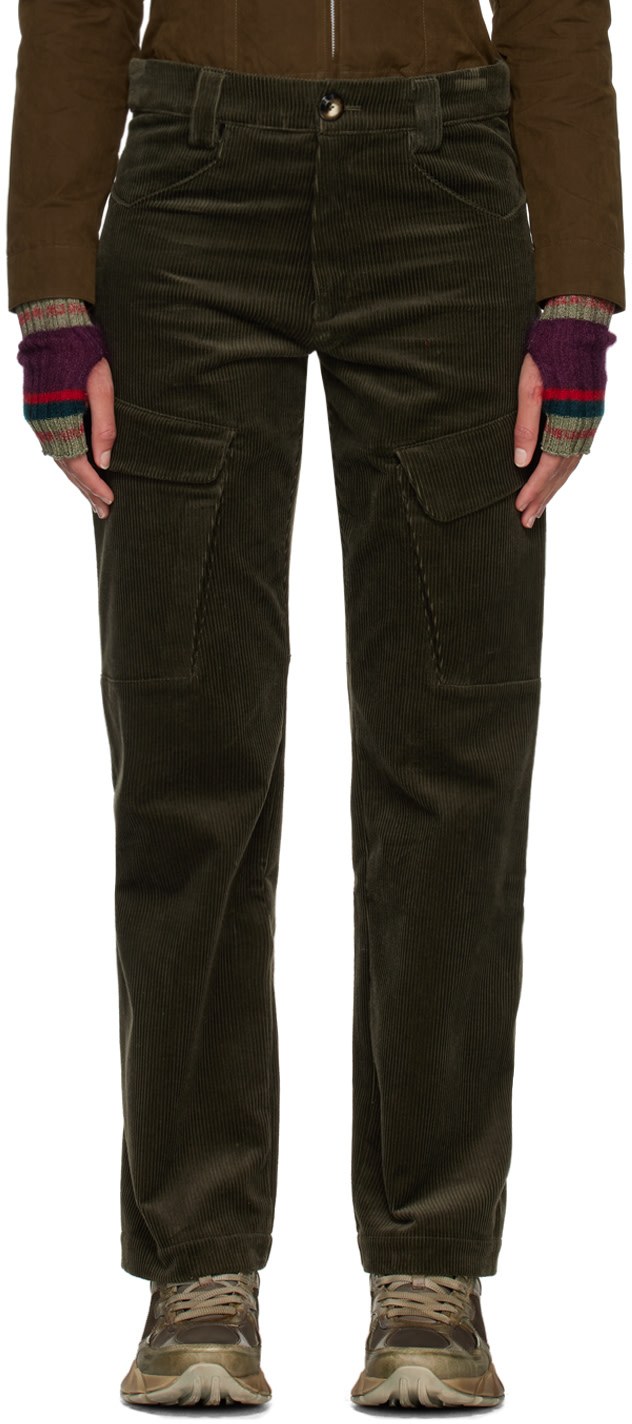 paria /FARZANEH - Pantalon Forest vert