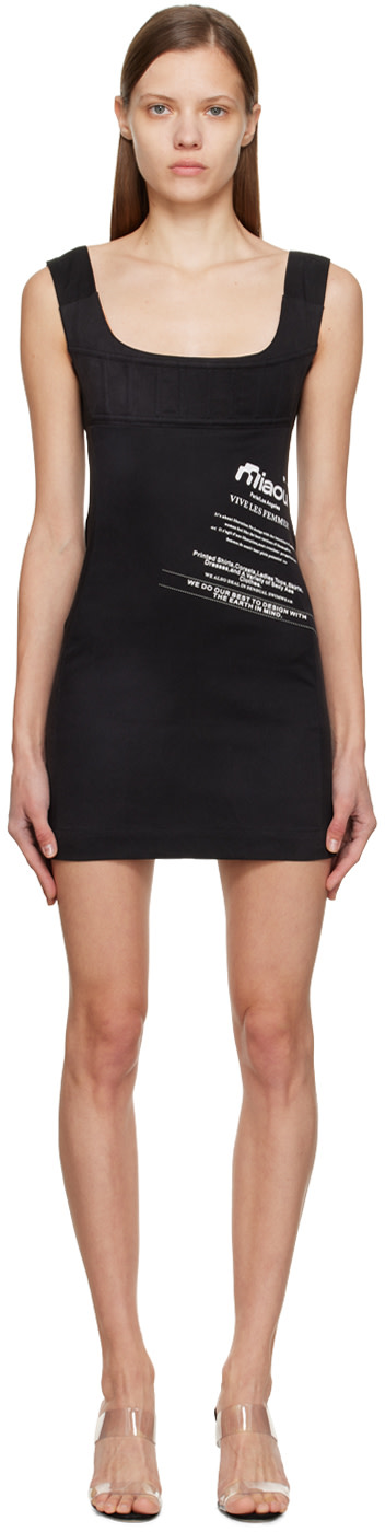 Miaou - Robe courte Vivi noire