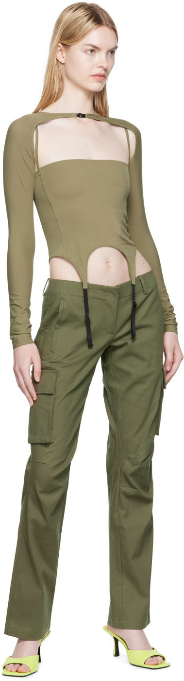 Miaou - Pantalon Raven vert