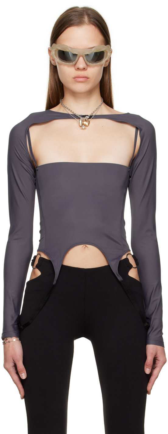Miaou - T-shirt Phoenix gris