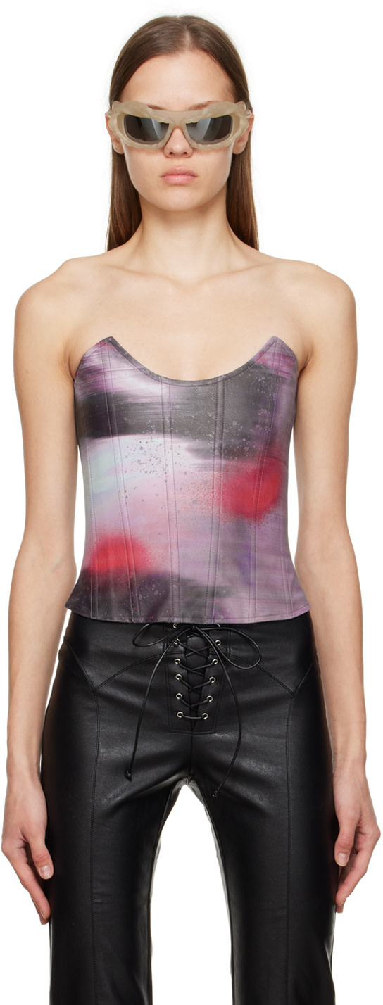 Miaou - Corset Leia mauve