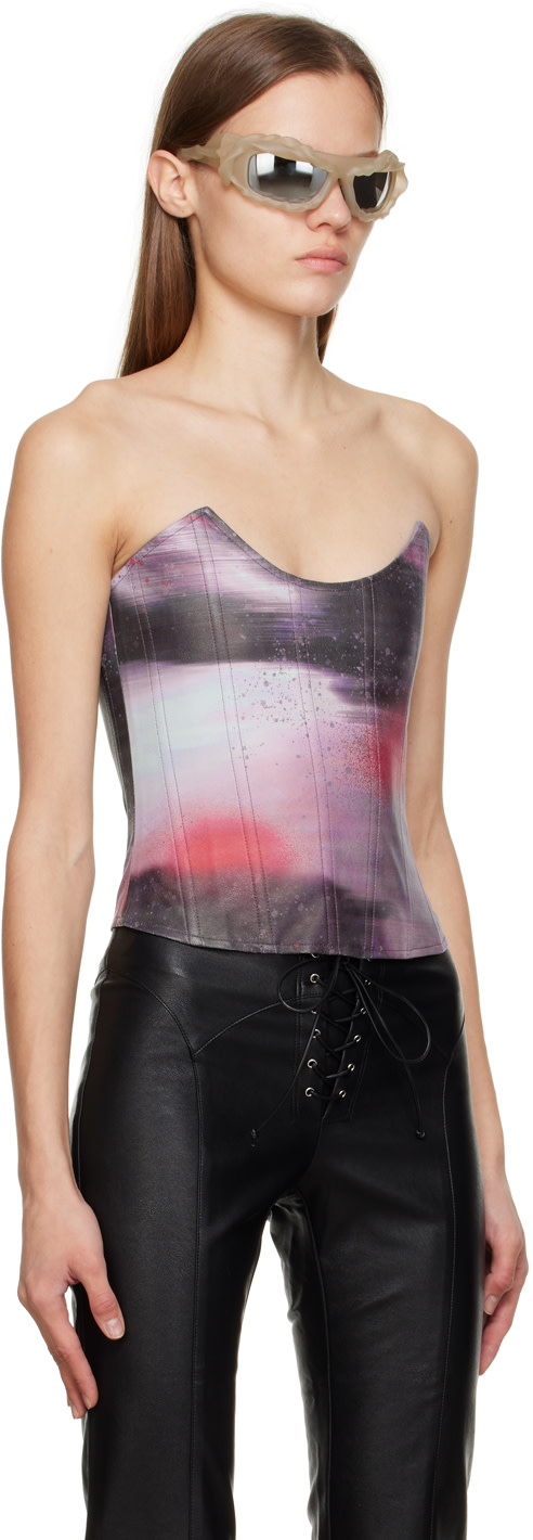 Miaou - Corset Leia mauve