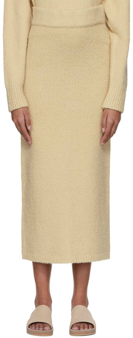 Missing You Already - Jupe longue beige en coton