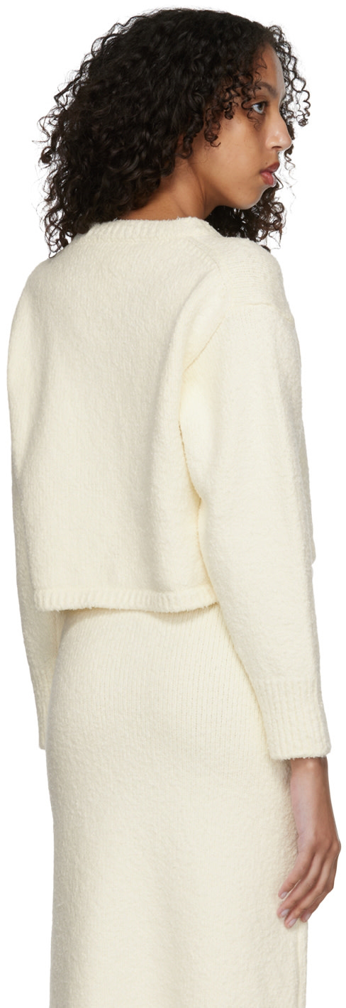 Missing You Already - Pull blanc cassé en coton