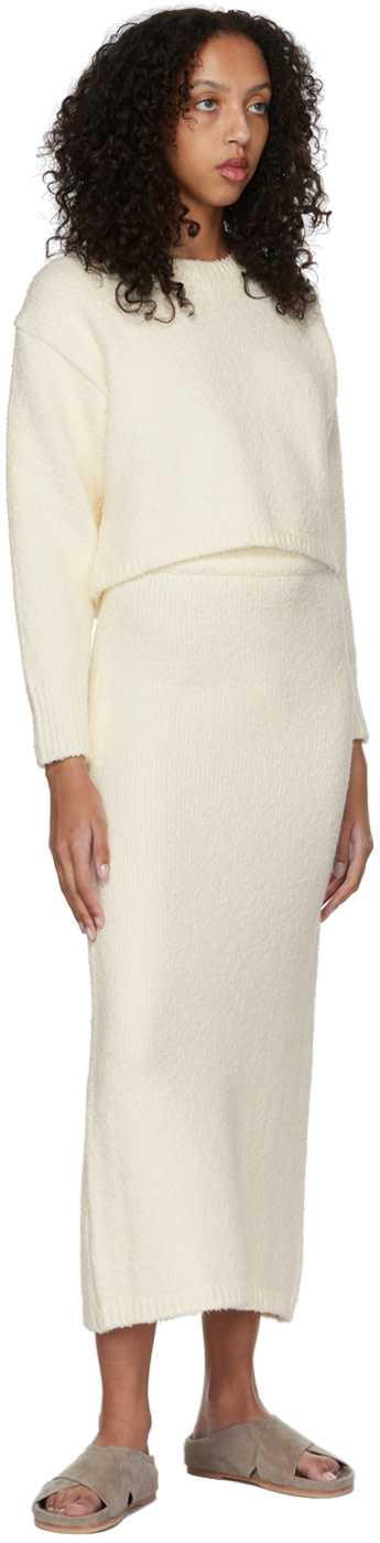 Missing You Already - Pull blanc cassé en coton
