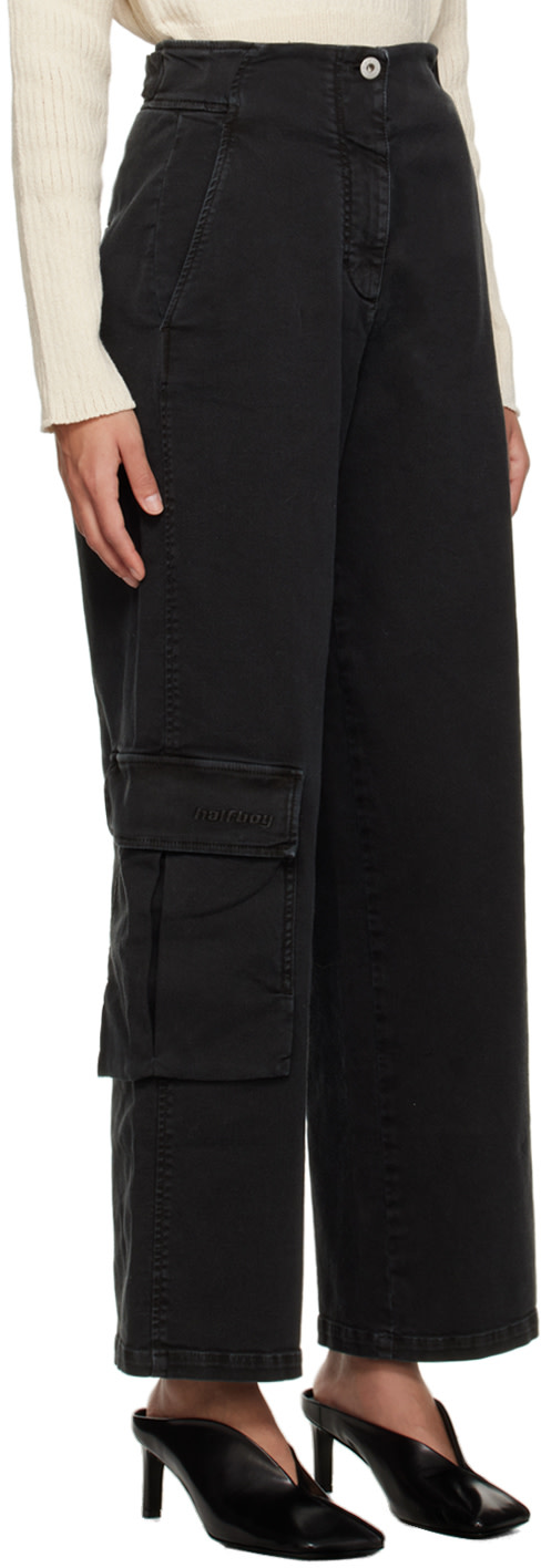 HALFBOY - Pantalon cargo noir