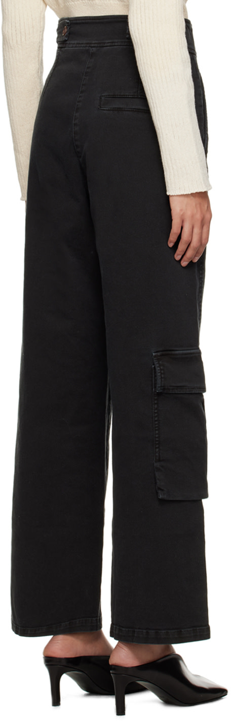 HALFBOY - Pantalon cargo noir