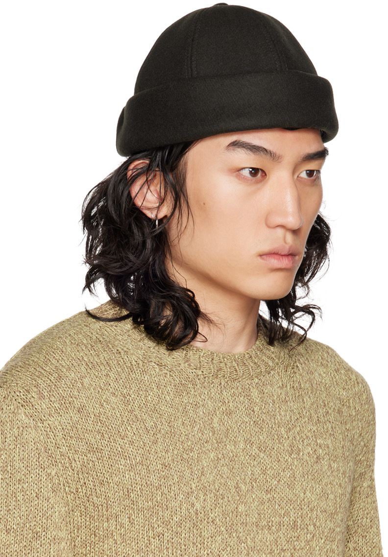 Jil Sander - 그린 울 비니
