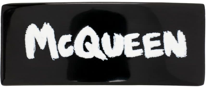 McQueen - Breloque pour baskets noire à graffiti
