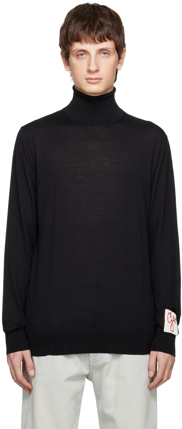 Golden Goose - Black Distressed Turtleneck