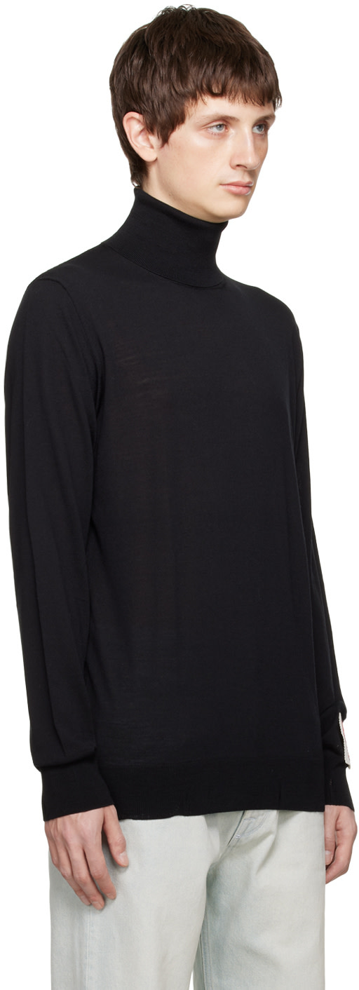 Golden Goose - Black Distressed Turtleneck