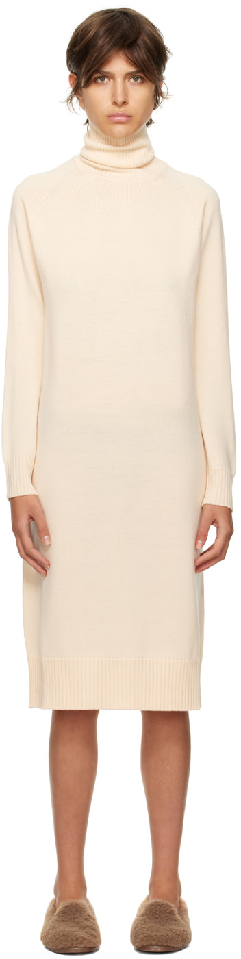 MM by Max Mara - Robe midi Linfa blanc cassé