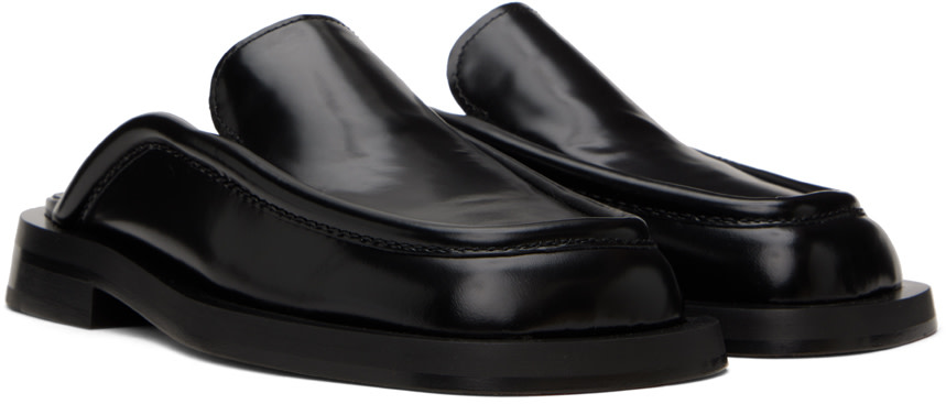 Proenza Schouler: Black Square Loafers | SSENSE United Arab Emirates
