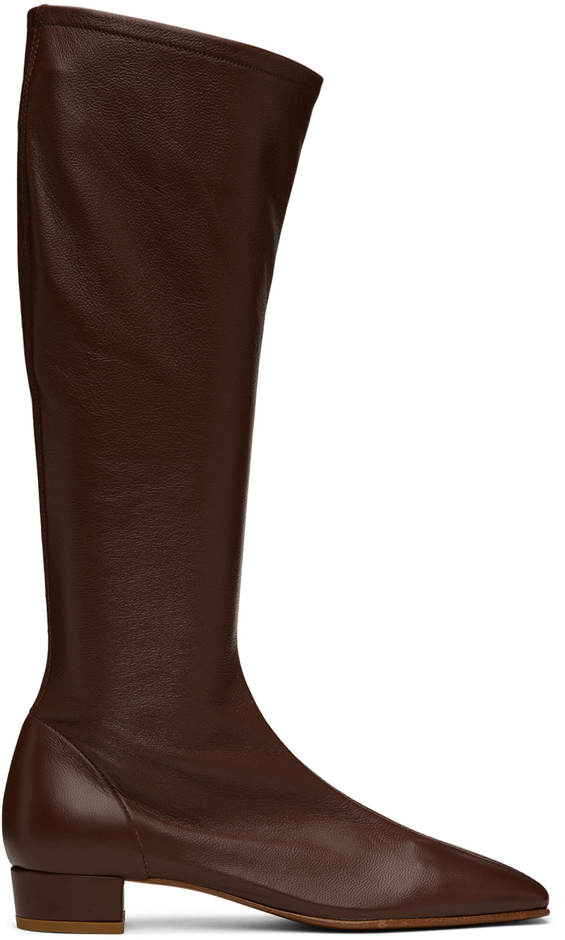 BY FAR - Bottes Edie brunes