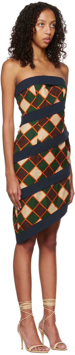 Ahluwalia - Robe courte Robyn multicolore