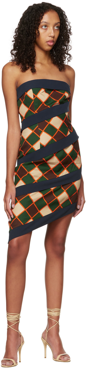 Ahluwalia - Robe courte Robyn multicolore