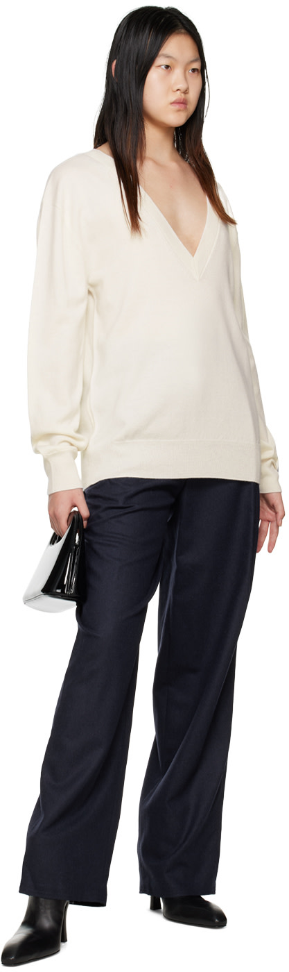 We11done - Pantalon ample bleu marine