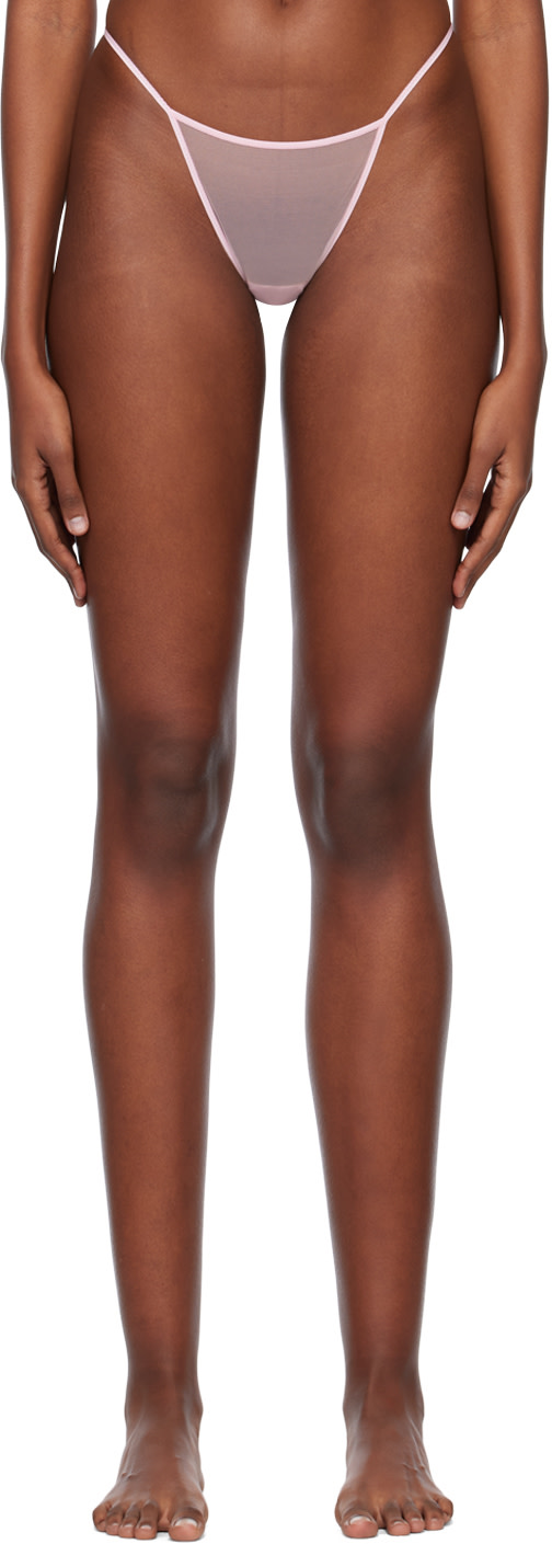 Nensi Dojaka - Culotte transparente rose